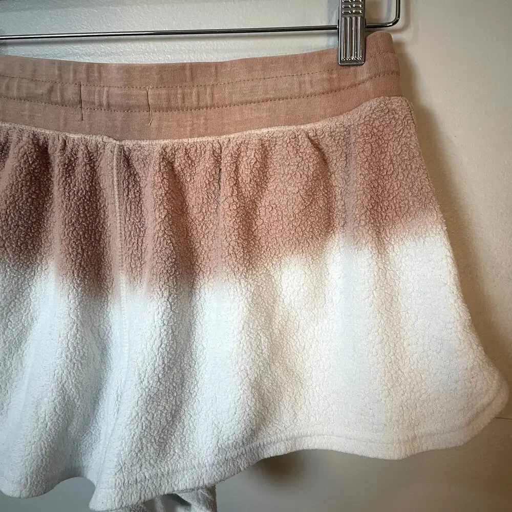 Helen Owen x Feat BlanketBlend Shorts Dip Dye Coral Size Medium